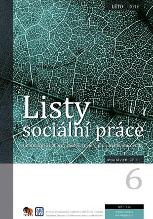 Listy soc. práce LÉTO 2016